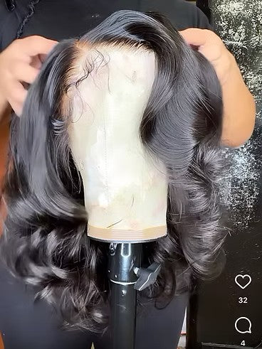 Side Part w. Pin Curls HD Lace Unit
